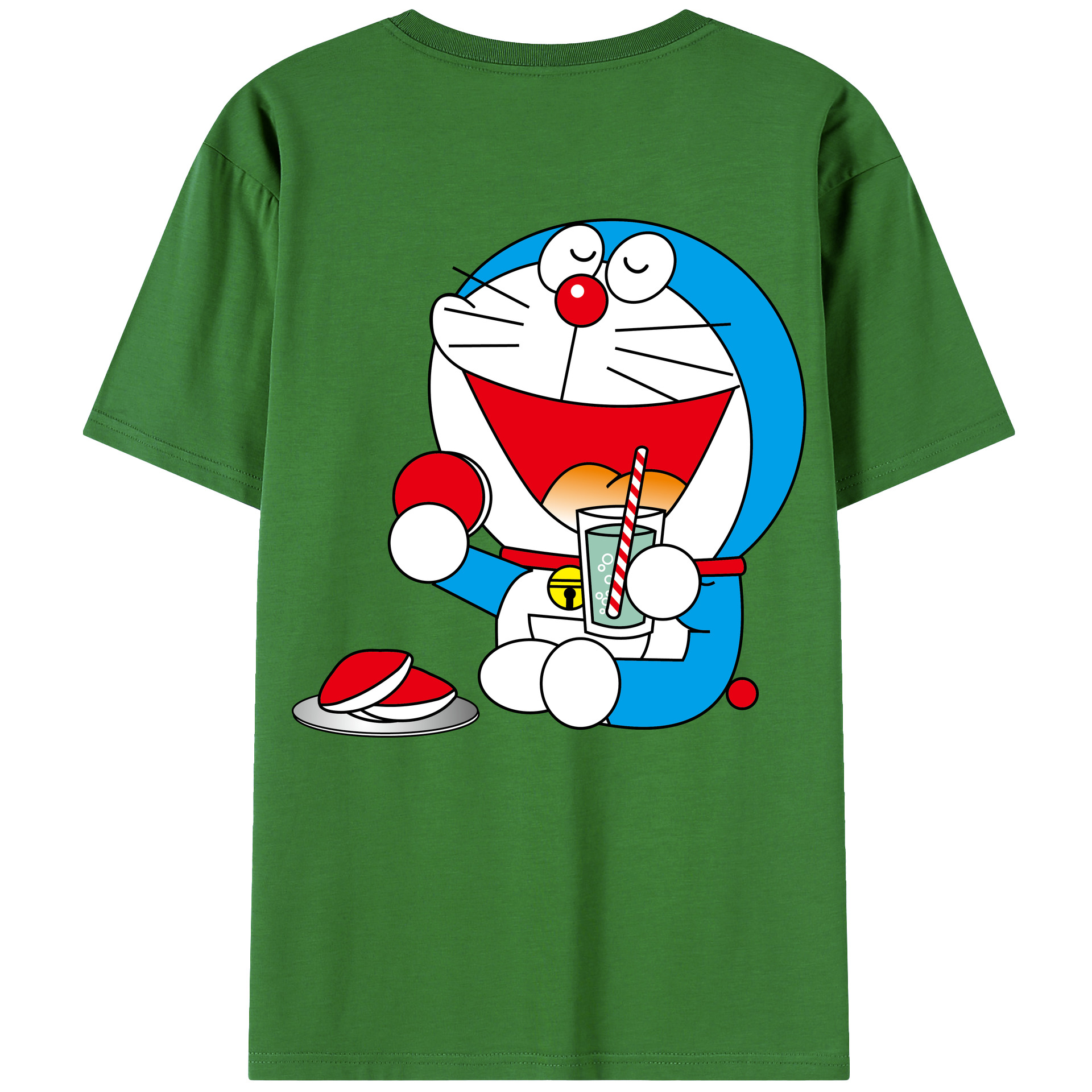 （画像用） ドラえもん Doraemon レディース半袖Tシャツ(バックプリント)